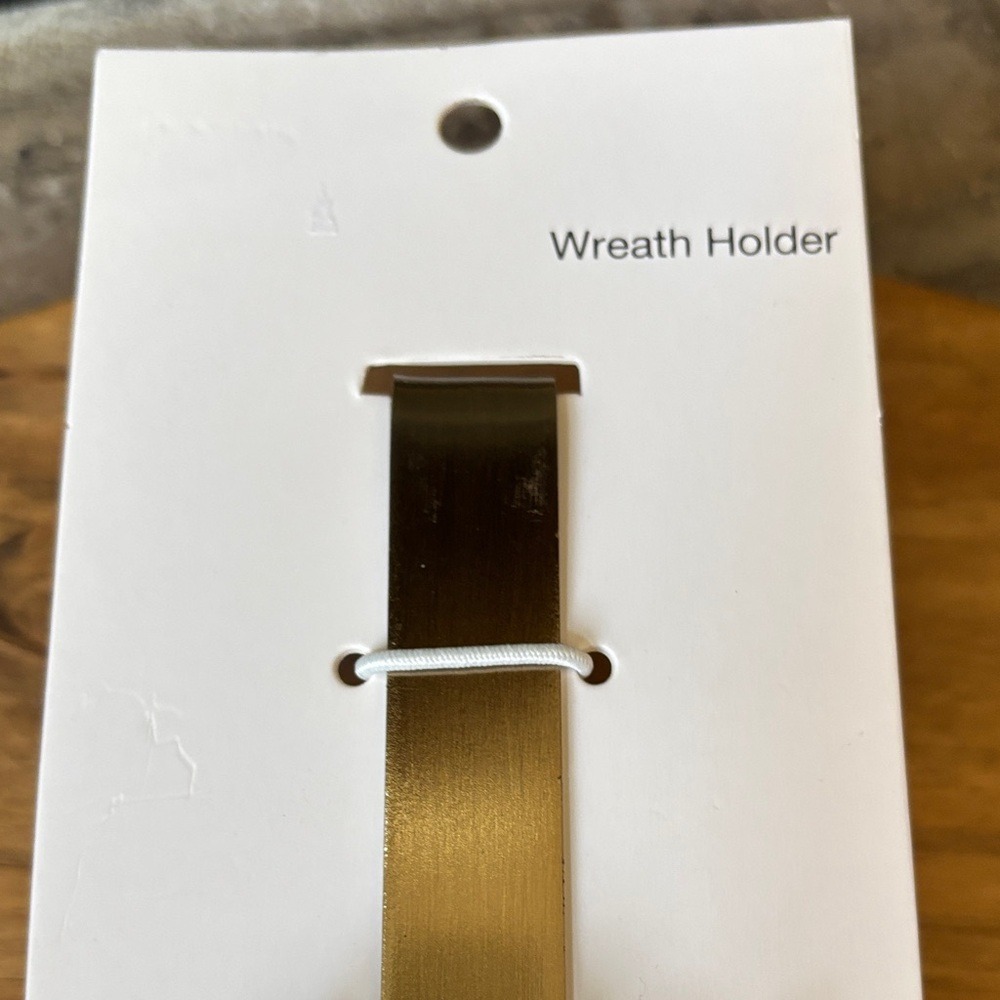 Brass Sunflower Wreath Hanger Holder Decor 15" NEW - Picture 3 of 7